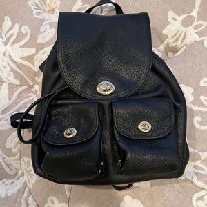 COACH leather backpack